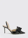 Mach&mach 85mm Bow-embellished Slingback Pumps In Black