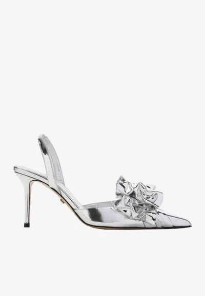 MACH&MACH LA CADEAU 85 WRAPPED LEATHER PUMPS