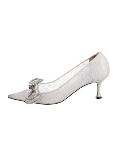 Pre-owned Mach&mach Lace Lace Pattern Pumps In Multicolor