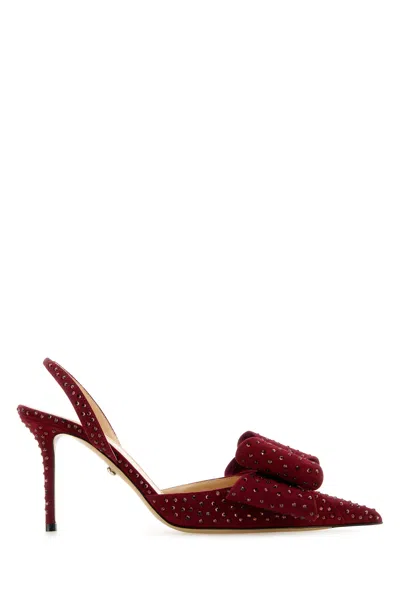 Mach&mach Scarpe Con Tacco In Pelle Scamosciata Bordeaux  Donna In Red