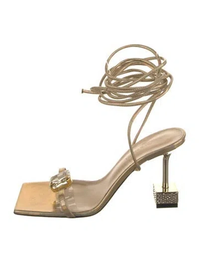 Pre-owned Mach&mach Leather Sandals In Neutral