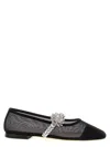 Mach&mach Mach & Mach 'lotus' Ballet Flats In Black