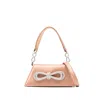 Mach&mach Samantha Crystal-embellished Bow Mini Bag In White