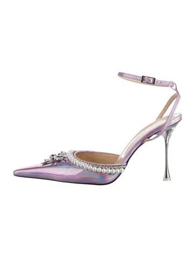 Pre-owned Mach&mach Patent Leather Printed Pumps