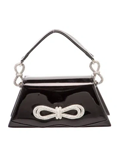Pre-owned Mach&mach Patent Leather Top Handle Bag In Black