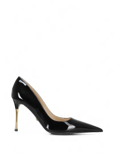 Mach&mach Patent-finish Pointed-toe Pumps In Black