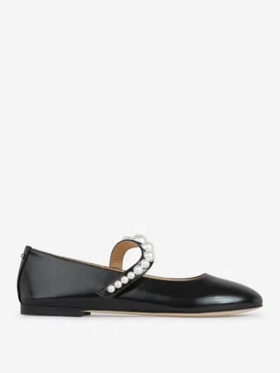 Mach&mach Mach & Mach Pearl Leather Ballerinas