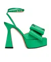 Mach&mach Platform High-heeled Sandals In Green