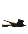 Mach&mach Pointed Flat Shoes In Black