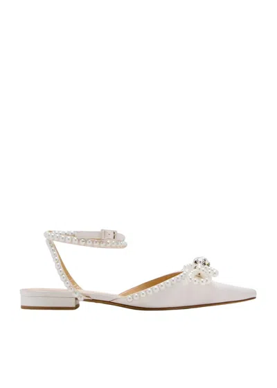 Mach&mach Pointed Toe Ballet Flats In Multi