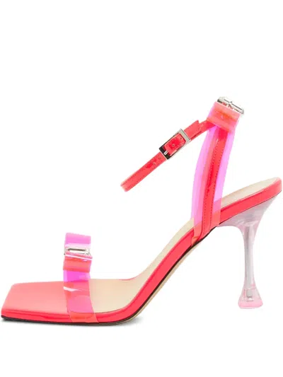 Pre-owned Mach&mach  95mm Transparent-strap Square-toe Sandals