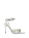Mach&mach Bow Pumps In Silver