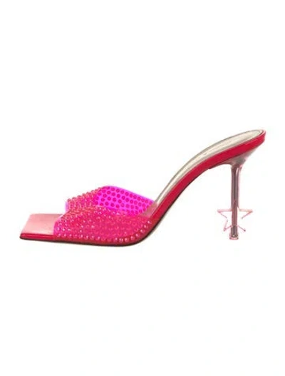 Pre-owned Mach&mach Pvc Sandals In Pink