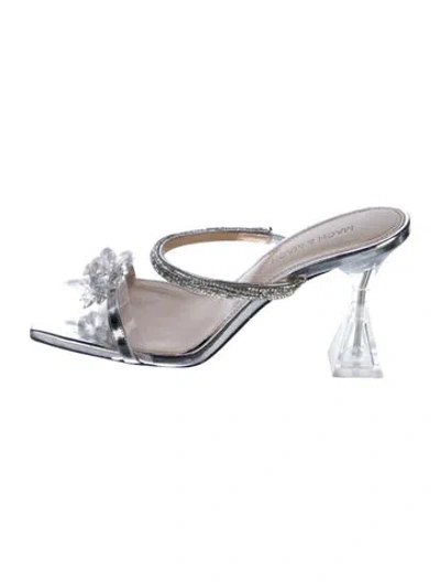 Pre-owned Mach&mach Pvc Sandals In Silver