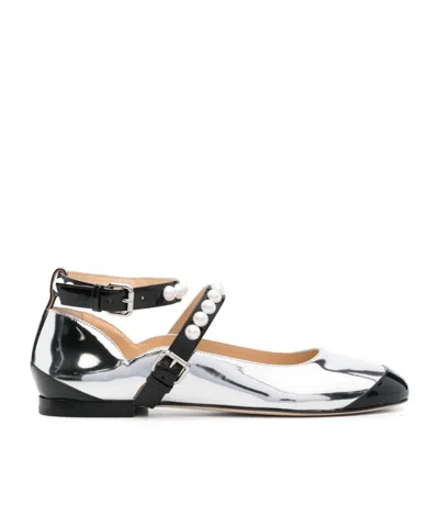 MACH&MACH MACH  MACH ROUND TOE BALLET FLATS
