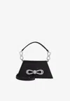 Mach&mach Samatha Double Bow Satin Shoulder Bag