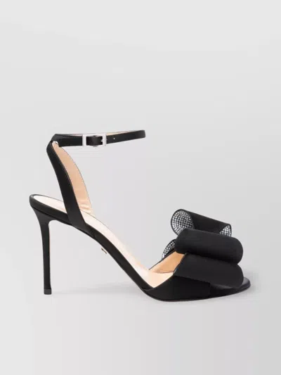 MACH&MACH SATIN BOW STILETTO PUMPS