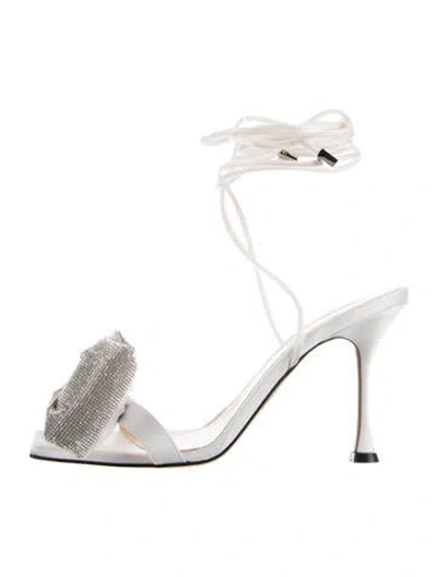 Pre-owned Mach&mach Sequins Slingback Sandals In Multi