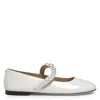 Mach&mach Mach & Mach Sirene Faux-pearl Embellished Ballerina Flats