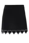 MACH&MACH SKIRT WITH HEART SHAPED HOT FIX CRYSTAL TRIM-36 ND MACH&MACH FEMALE