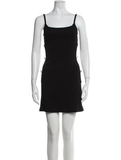 Pre-owned Mach&mach Square Neckline Mini Dress
