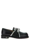 Mach&mach Mach & Mach 'crystal Studs' Loafers In Black