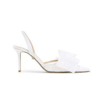 Mach&mach White Leather Heels