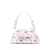 Mach&mach Medium Samantha Bag In White