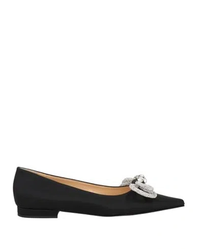 Mach&mach Mach & Mach Woman Ballet Flats Black Size 5.5 Textile Fibers
