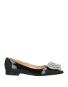 Mach&mach Mach & Mach Woman Ballet Flats Black Size 8 Leather