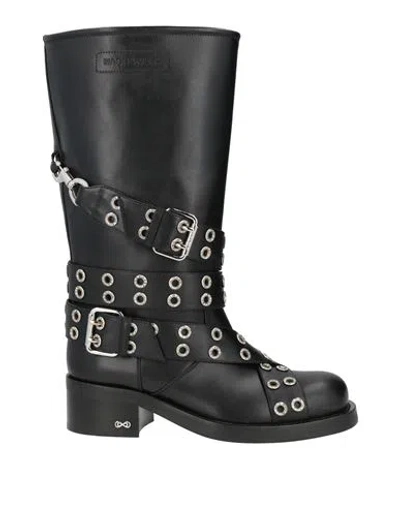 Mach&mach Mach & Mach Woman Boot Black Size 6 Leather