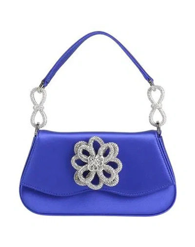 Mach&mach Mach & Mach Woman Handbag Bright Blue Size - Textile Fibers