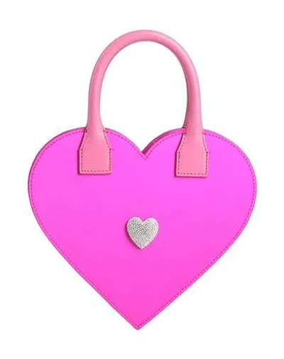 Mach&mach Mach & Mach Woman Handbag Fuchsia Size - Textile Fibers In Pink