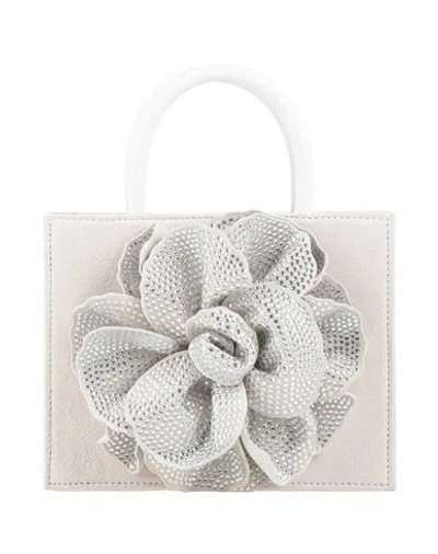 Mach&mach Mach & Mach Woman Handbag Off White Size - Leather