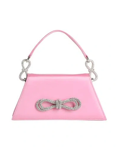 Mach&mach Mach & Mach Woman Handbag Pink Size - Textile Fibers