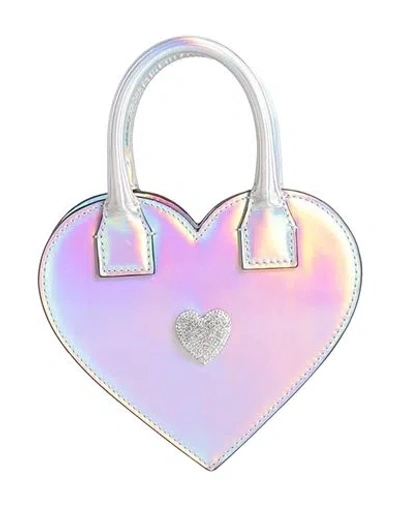 Mach&mach Mach & Mach Woman Handbag Silver Size - Leather