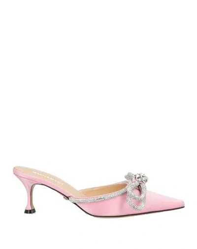 Mach&mach Mach & Mach Woman Mules & Clogs Pink Size 8 Textile Fibers
