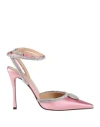 Mach&mach Mach & Mach Woman Pumps Pink Size 8 Textile Fibers