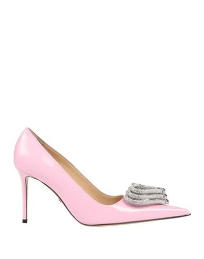 Mach&mach Mach & Mach Woman Pumps Pink Size 8 Leather