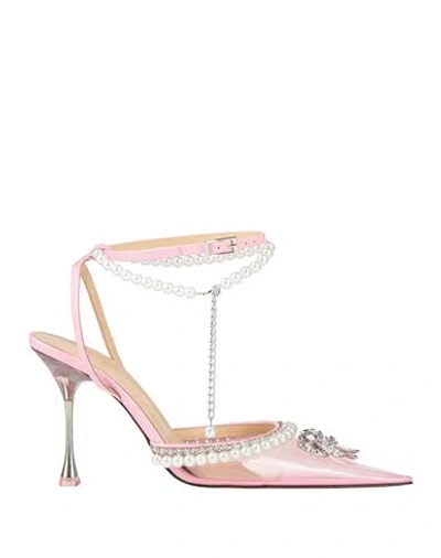 Mach&mach Mach & Mach Woman Pumps Pink Size 8 Pvc - Polyvinyl Chloride, Leather