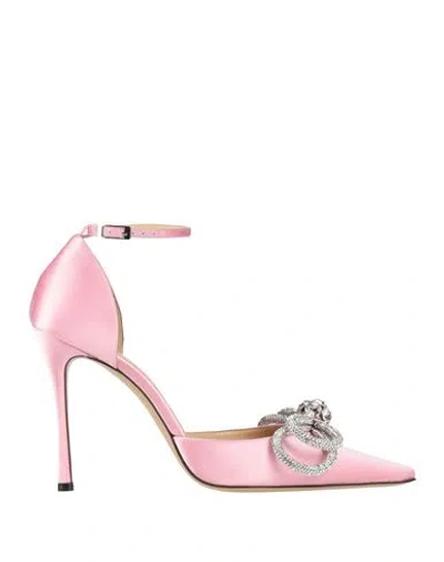 Mach&mach Mach & Mach Woman Pumps Pink Size 8 Textile Fibers