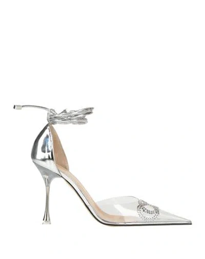 Mach&mach Mach & Mach Woman Pumps Transparent Size 8 Pvc - Polyvinyl Chloride, Leather In Brown