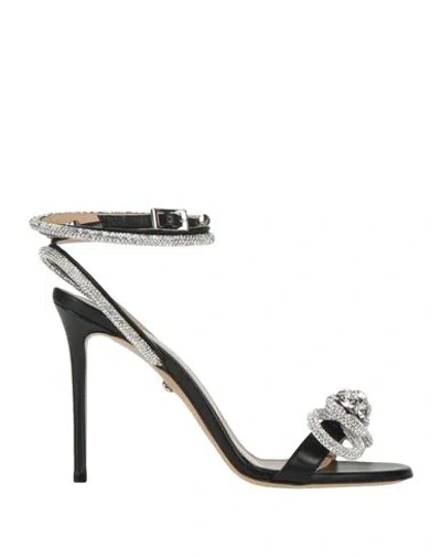 Mach&mach Mach & Mach Woman Sandals Black Size 7.5 Leather