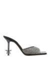 Mach&mach Mach & Mach Woman Sandals Black Size 7.5 Pvc - Polyvinyl Chloride