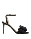 Mach&mach Mach & Mach Woman Sandals Black Size 9 Textile Fibers