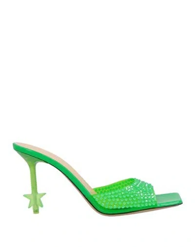 Mach&mach Mach & Mach Woman Sandals Green Size 8 Pvc - Polyvinyl Chloride In Multi