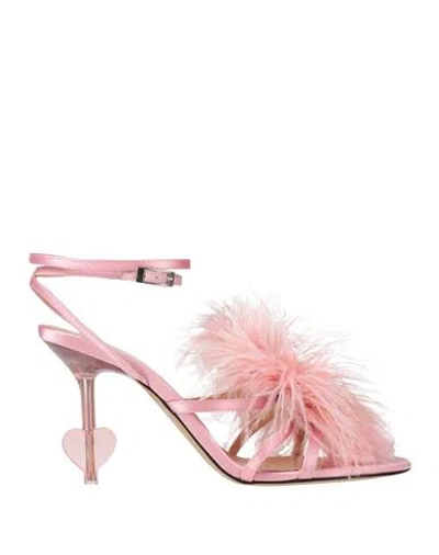 Mach&mach Mach & Mach Woman Sandals Light Pink Size 8 Textile Fibers