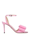 Mach&mach Mach & Mach Woman Sandals Pink Size 6 Textile Fibers