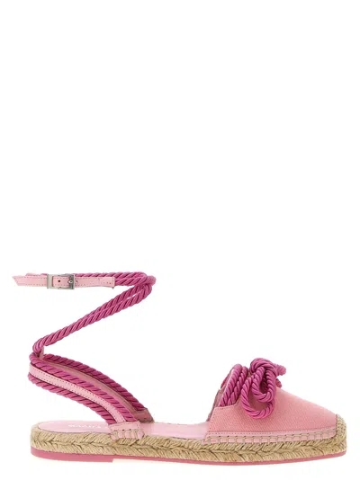 Mach&mach Mach & Mach Women 'double Bow Pink Riviera' Espadrilles