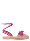 Mach&mach Mach & Mach Women 'double Bow Pink Riviera' Espadrilles In Pink